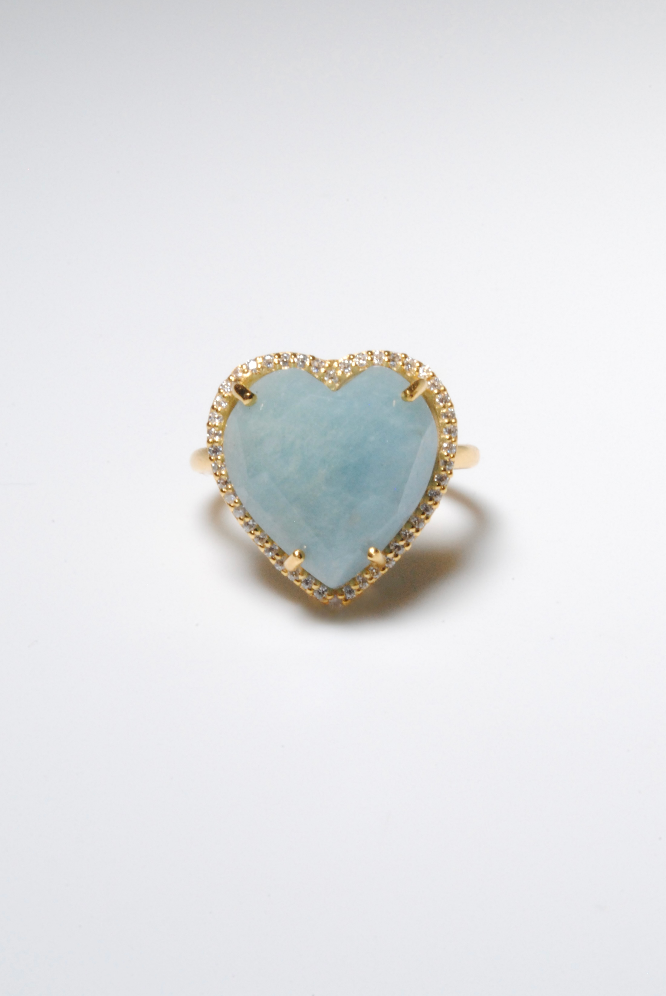 ミルキーアクアマリン/gold) heart 4 u ring ODR162002 | ödül ミルキーアクアマリン/gold) heart 4 u ring ODR162002 | ödül