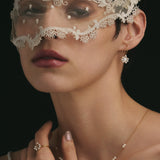 (ダイヤモンド/gold) snow flower necklace