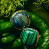 (マラカイト/silver)big plump ring