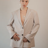 (マザーオブパール_クリスタル/silver) shell heart  necklace