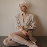 (マザーオブパール_クリスタル/silver) shell heart  earring