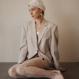 (マザーオブパール_クリスタル/silver) shell heart  necklace