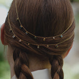 (ピンクトルマリン&ガーネット&シトリン/gold) multi candy  necklace