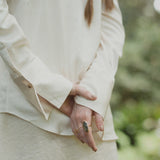 (タートルジャスパー/gold) eleve grace  ring