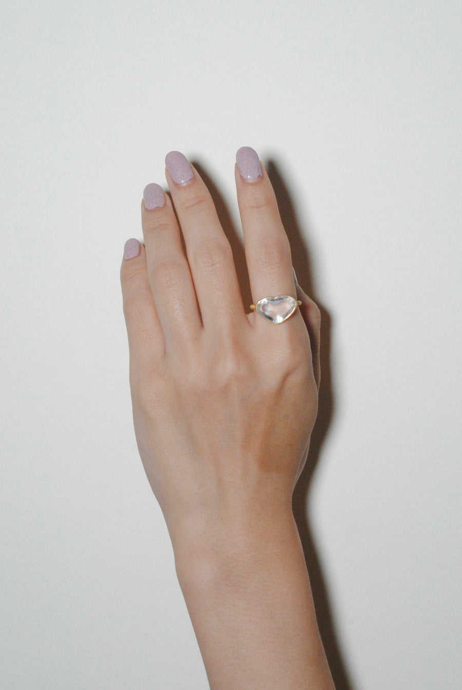 (クリスタル/gold) Ms.heart ring