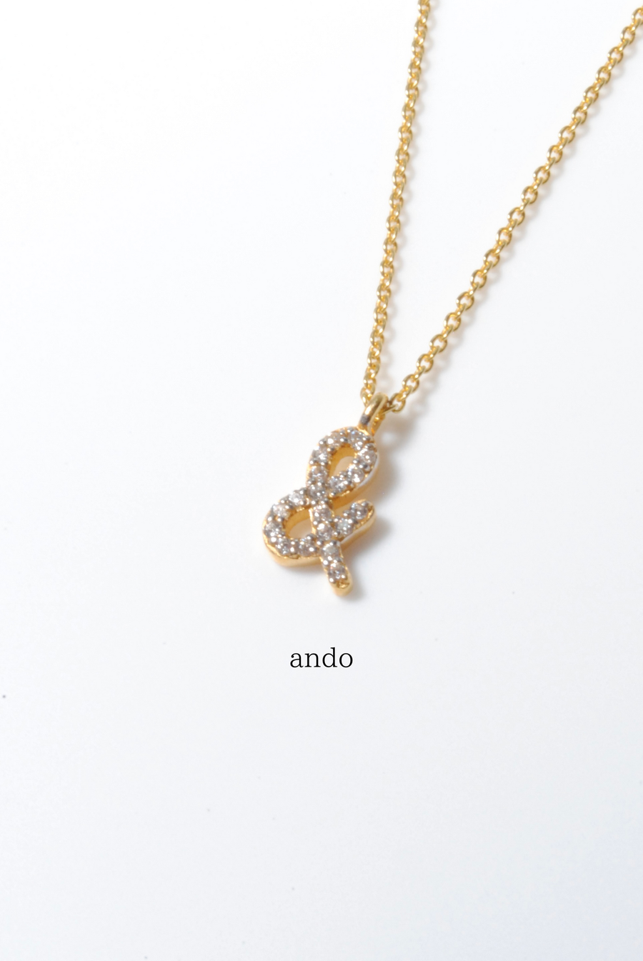 (モアサナイト/gold) secret charm necklace