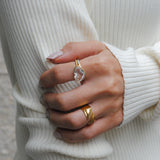 (クリスタル/gold) Ms.heart ring