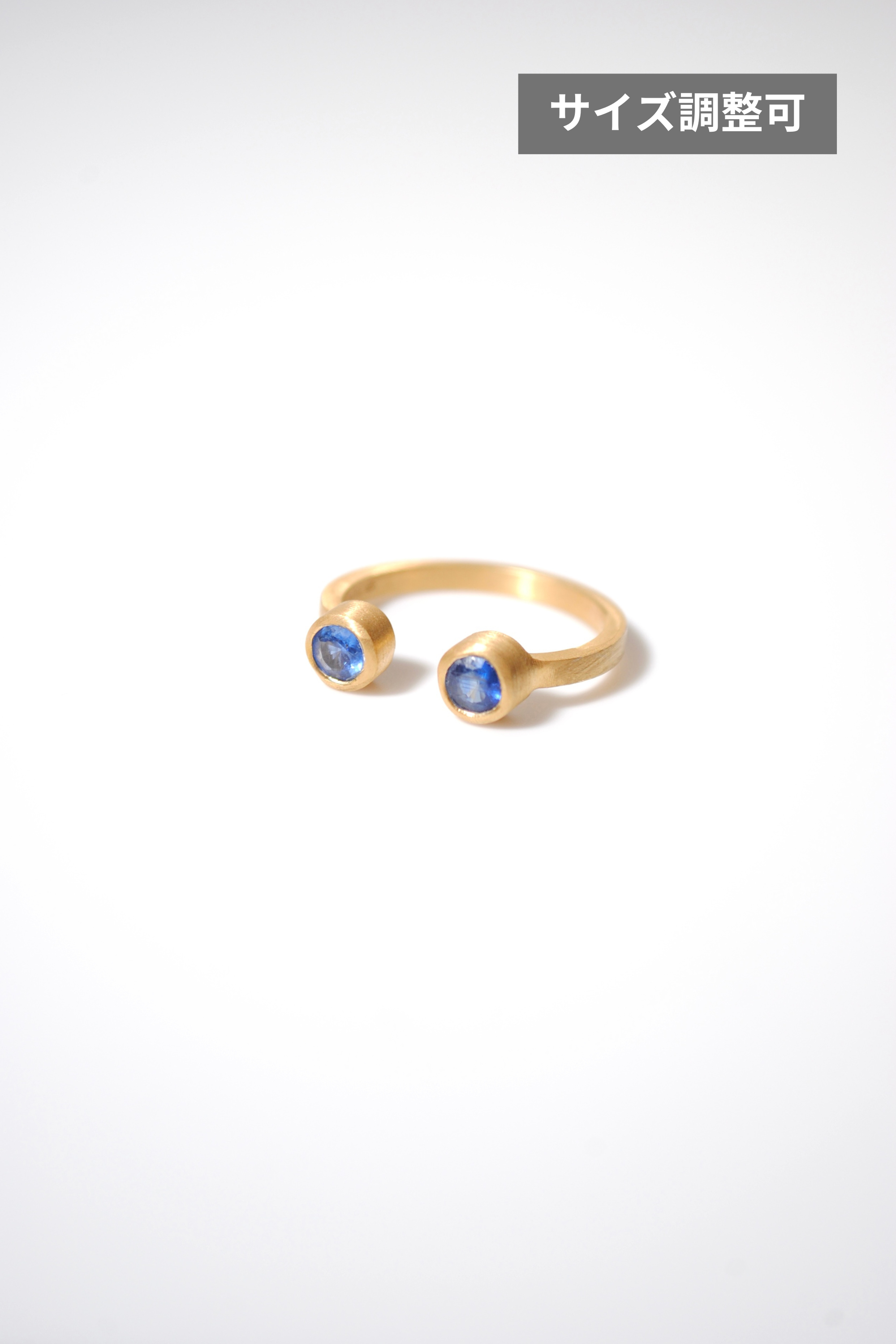 odul オジュール】trio phool ring 9号 スモーキークオーツ