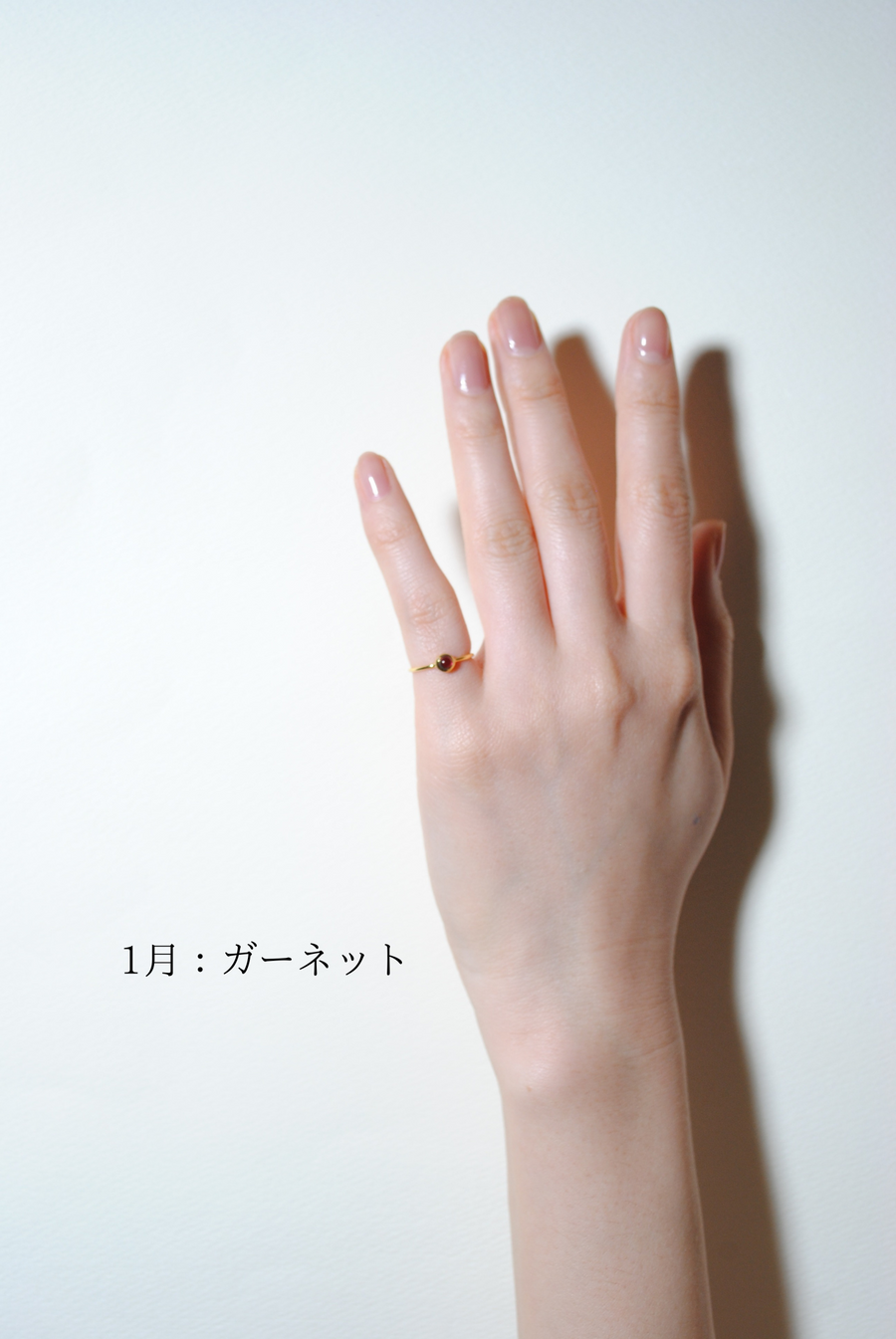 (12誕生石/gold) birth pinky ring