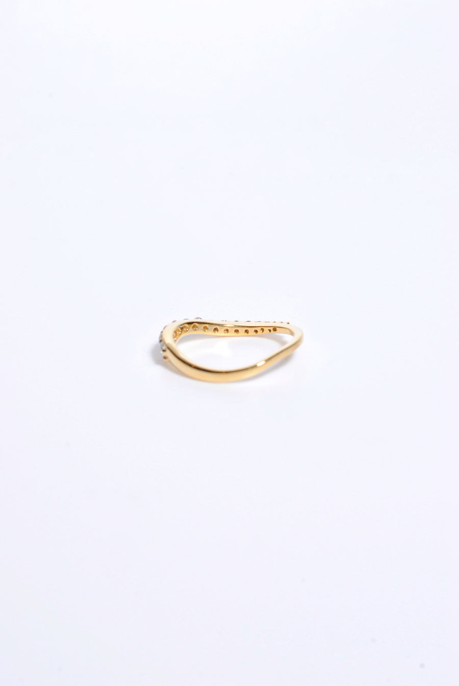 (モアサナイト/gold) grow ring