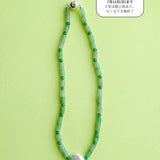 【予約販売】(アベンチュリンアゲート/パール) 2way playful rosary necklace