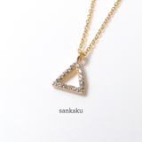 (モアサナイト/gold) secret charm necklace