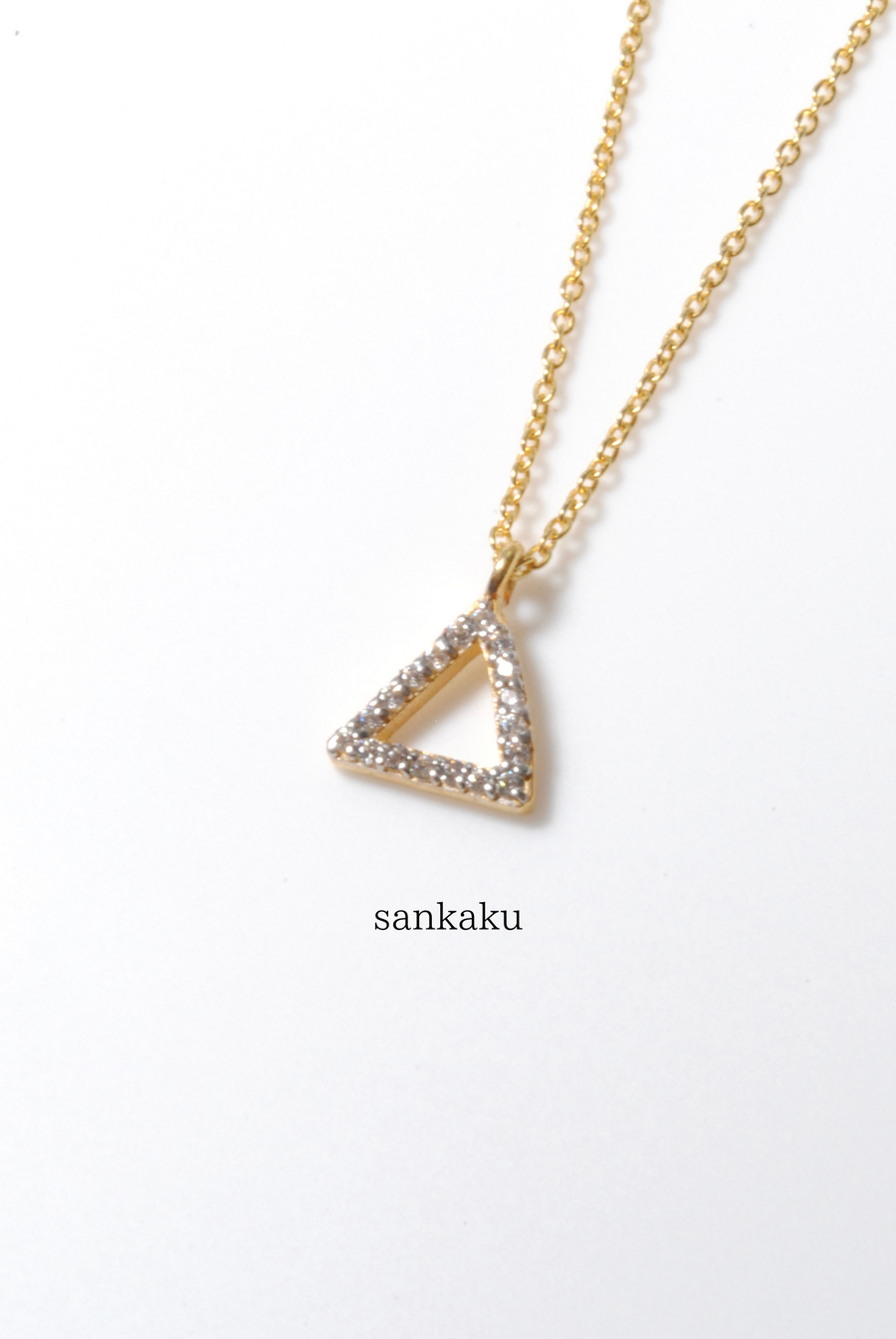 (モアサナイト/gold) secret charm necklace