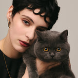 (ルビー&ガーネット&ラブラドライト&ホワイトトパーズ/gold) o-lala earring