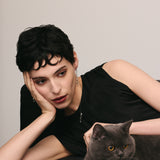 (ホワイトトパーズ/gold) o-lala necklace