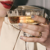 (ガーネット/gold) 2way milano ring