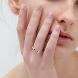 (ブラックオニキス/gold-silver) 2way milano ring