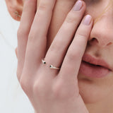 (ブラックオニキス/gold-silver) 2way milano ring