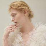 (ブラックオニキス/gold) petit heart  necklace