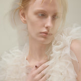 (ブラックオニキス/gold) petit heart  necklace