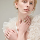 (silver) amor heart ring