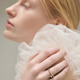 (silver) amor heart ring