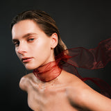 (モアサナイト/gold) nude multi shape necklace