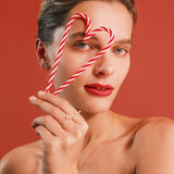 (モアサナイト/gold) secret charm earring