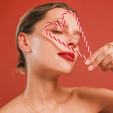 (モアサナイト/gold) secret charm earring