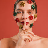 (モアサナイト/gold) secret charm necklace