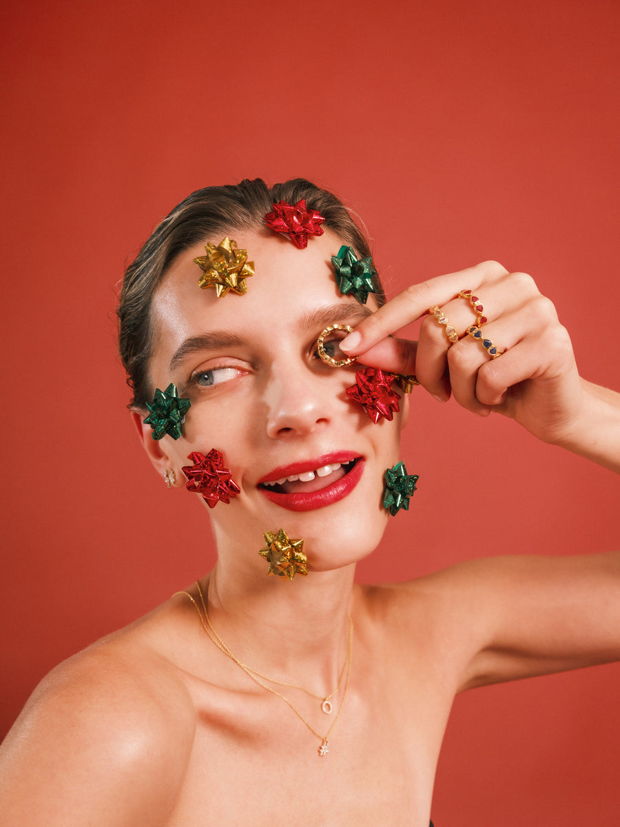 (ルビー/gold)：All heart full eternity ring