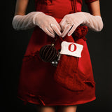 (モアサナイト/gold）cross  rhythm double finger ring