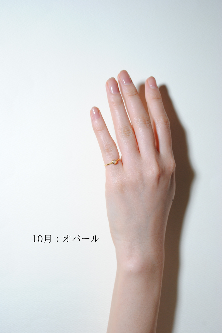 (12誕生石/gold) birth pinky ring
