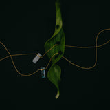 (プレナイト/gold) rect bandage ring