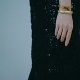 (モンタナアゲート/gold) horn mantel chain  bracelet