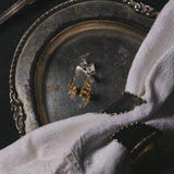 (モアサナイト/gold) curvy form pave ring