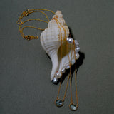 (アクアマリン/gold) THE islan necklace