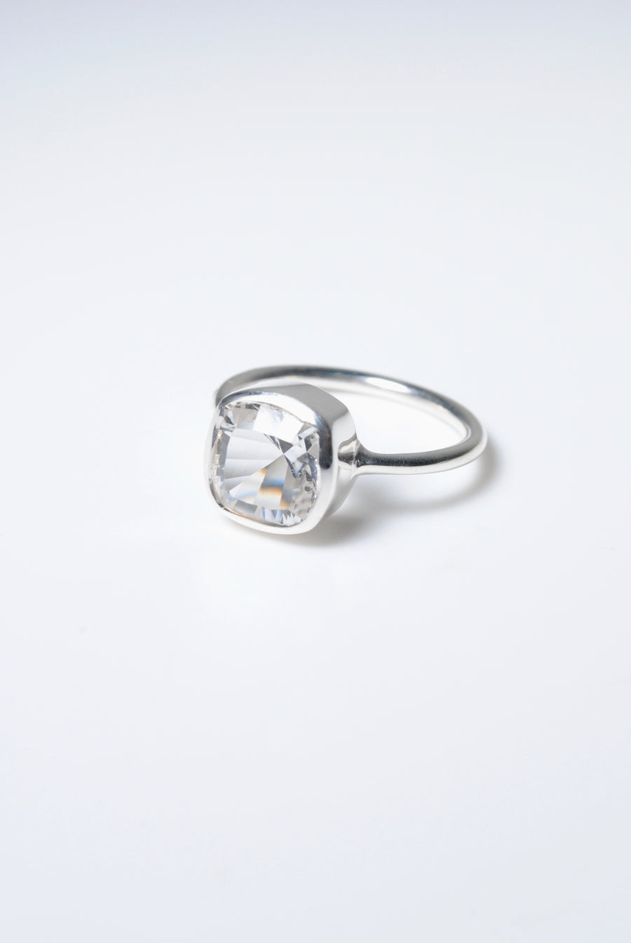 (クリスタル/silver) corn cave cushion ring