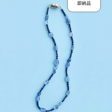 【即納】(カイヤナイト/ラピスラズリ) 2way playful rosary necklace