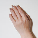(ペリドット/gold) 2way milano ring