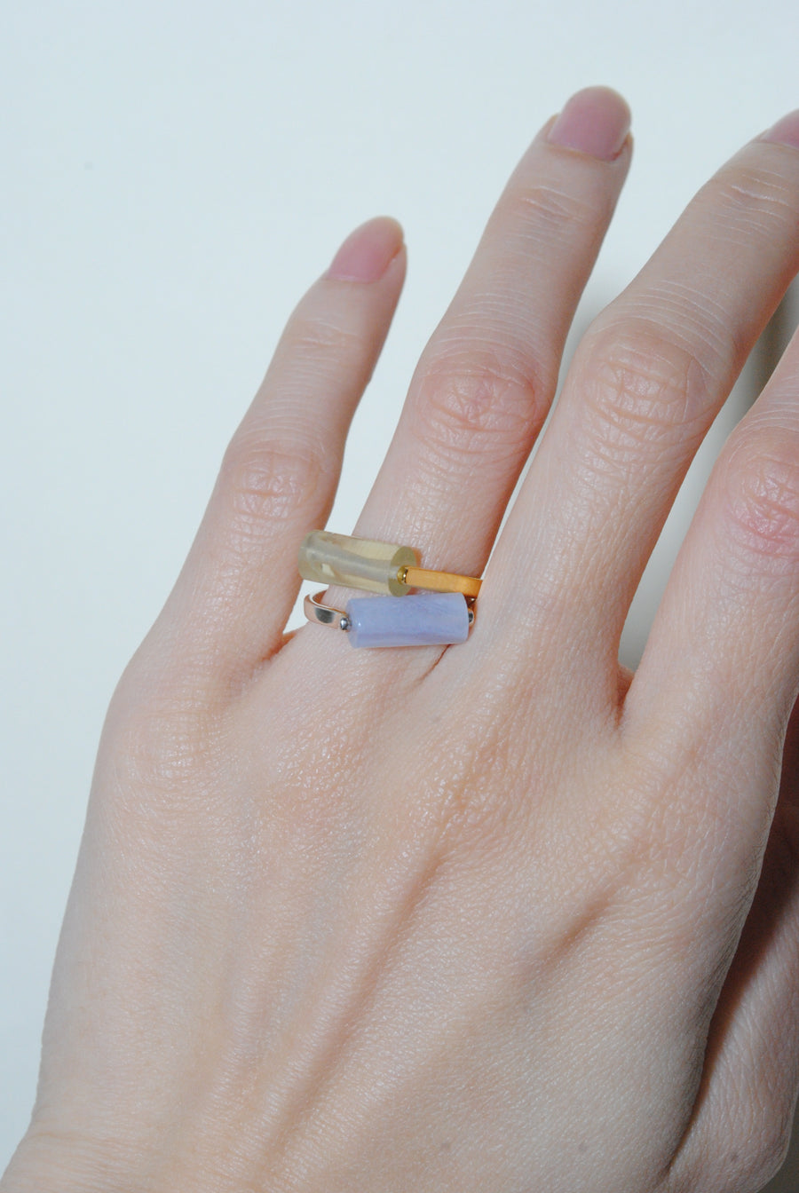 (ブルーレース/silver) rolling ring