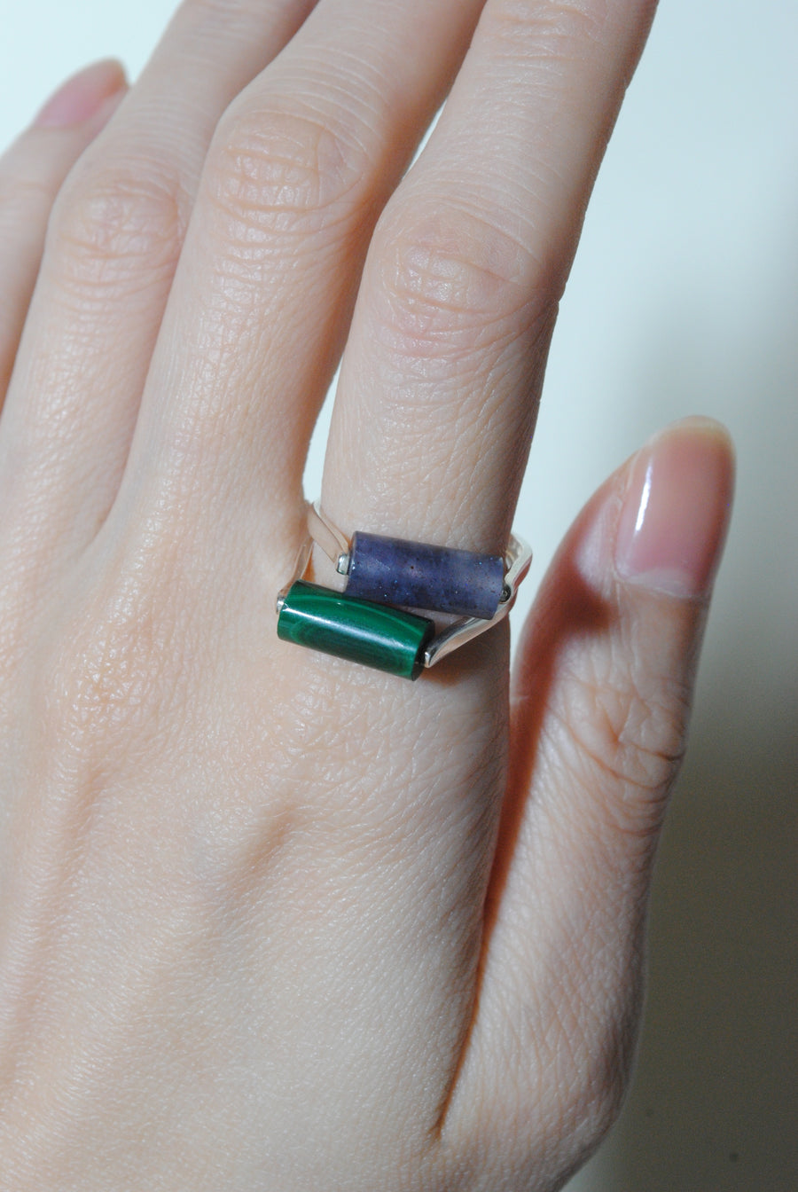 (アイオライト/silver) rolling ring