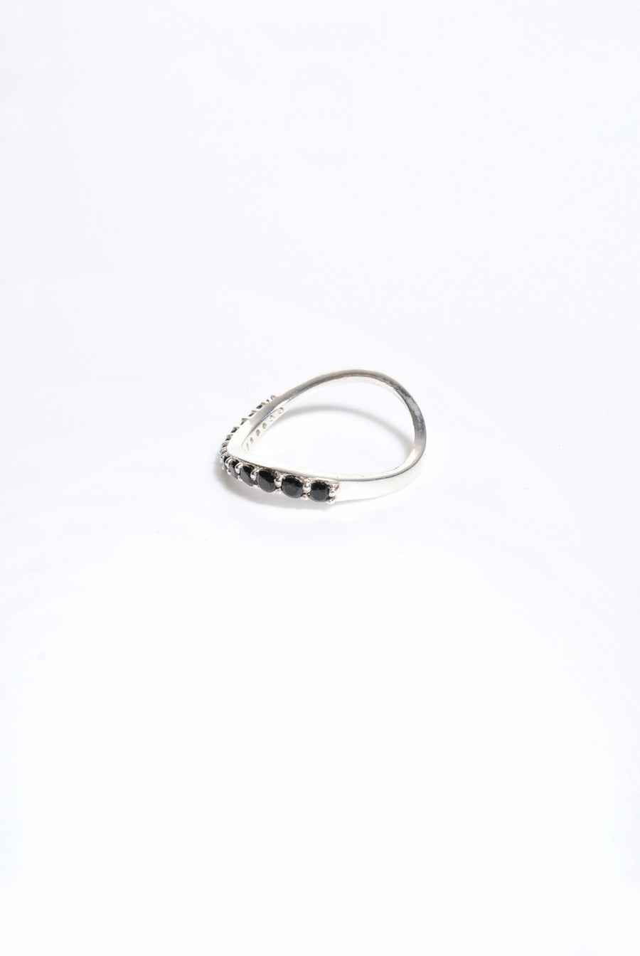 (ブラックオニキス/silver) grow ring