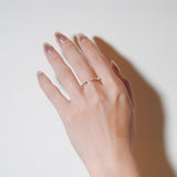 (ガーネット/silver) 2way milano ring