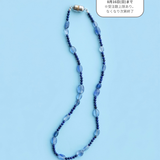 【予約販売】(カイヤナイト/ラピスラズリ) 2way playful rosary necklace