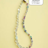 【予約販売】(アクアマリン/マルチフローライト) 2way playful rosary necklace