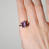 (ピンクアメジスト/gold) rosette inside ring