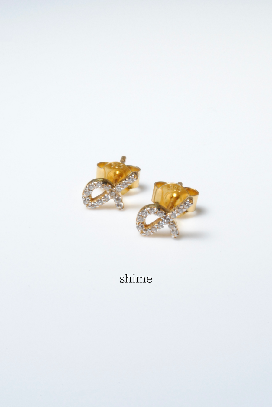 (モアサナイト/gold) secret charm earring