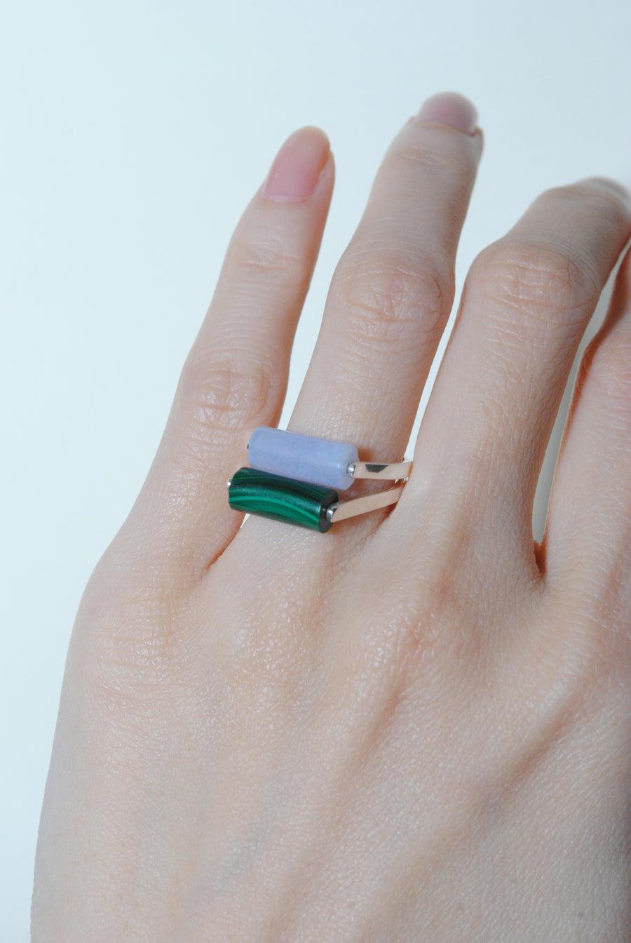 (ブルーレース/silver) rolling ring