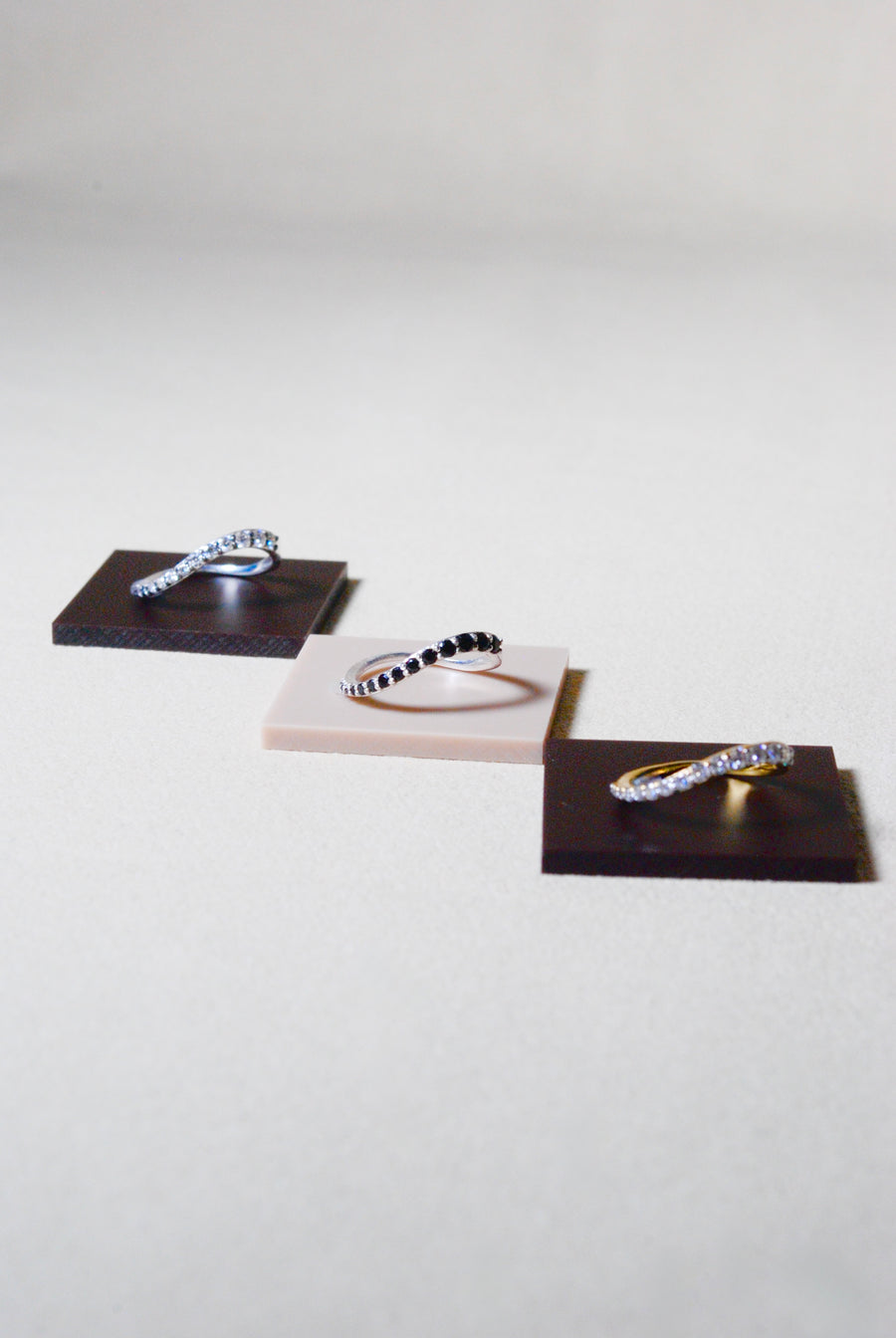 (ブラックオニキス/silver) grow ring